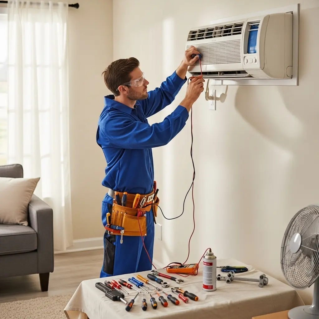 Küçükçekmece Arçelik Arçelik klima gaz dolumu ve bakım – Enerji verimliliği artırıldı. - Teknik servis örneği